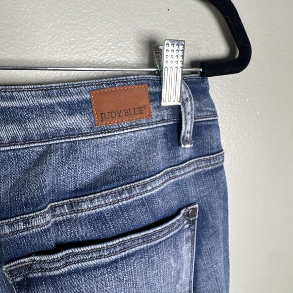 Judy Blue Jeans Womens 13/31 Blue High Rise Skinny Fit Stretch JB82190LT (31x29) - Picture 8 of 12